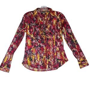7th Avenue Studio New York & Company Size XSmall NWT Long Sleeve Button Down Top